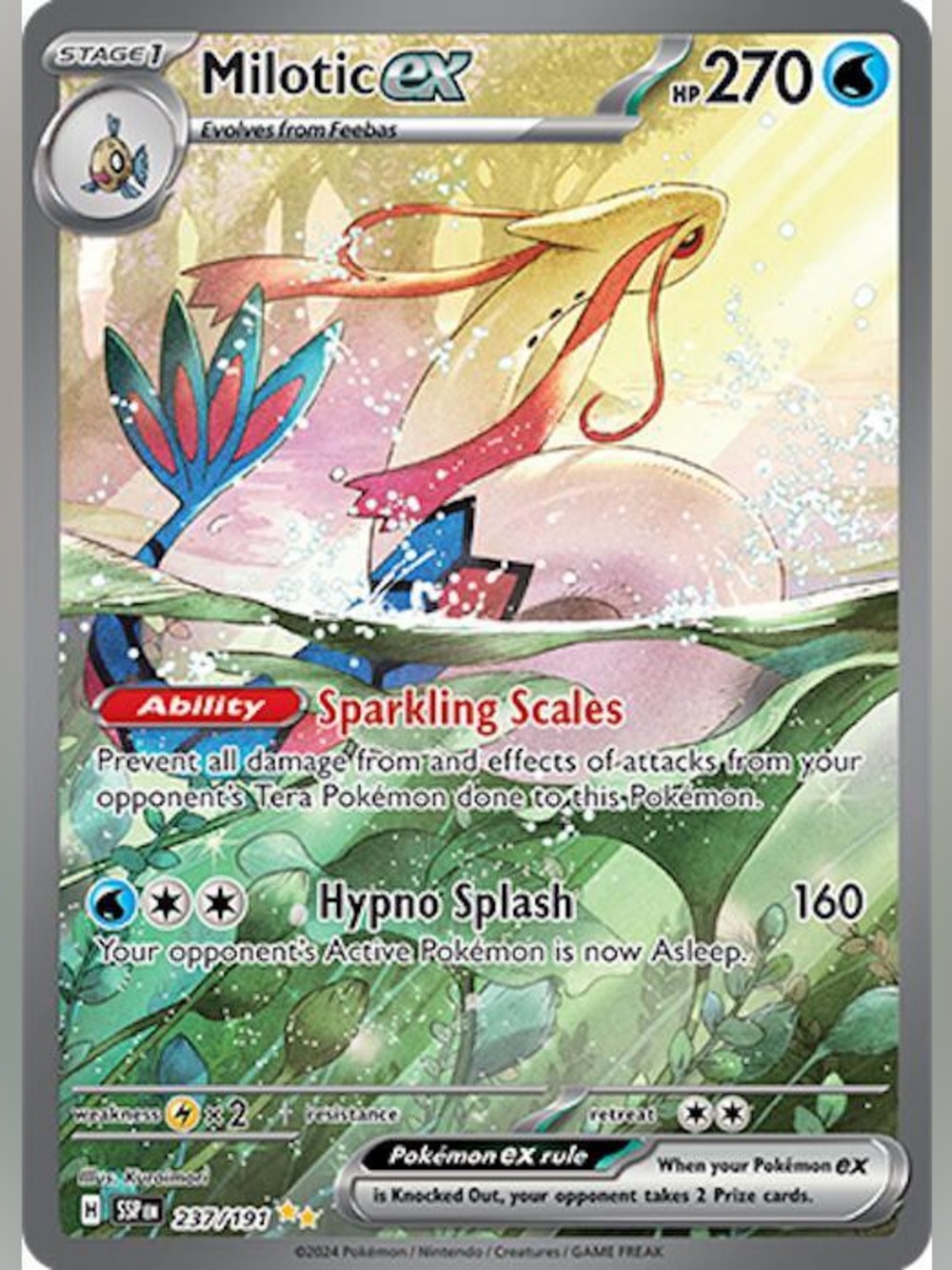 Pokémon - Milotic ex - 237/191 - SV08: Surging Sparks (SSP)